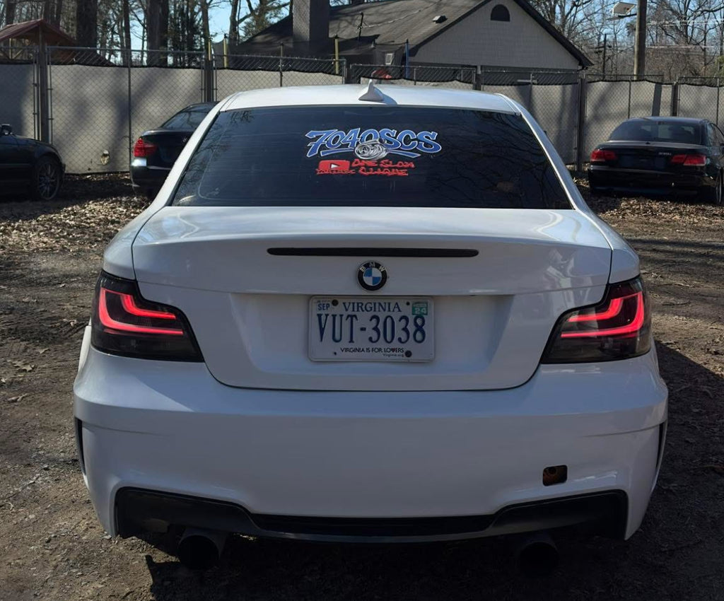 BMW E82 BLACK HOUSING CLEARTAILS