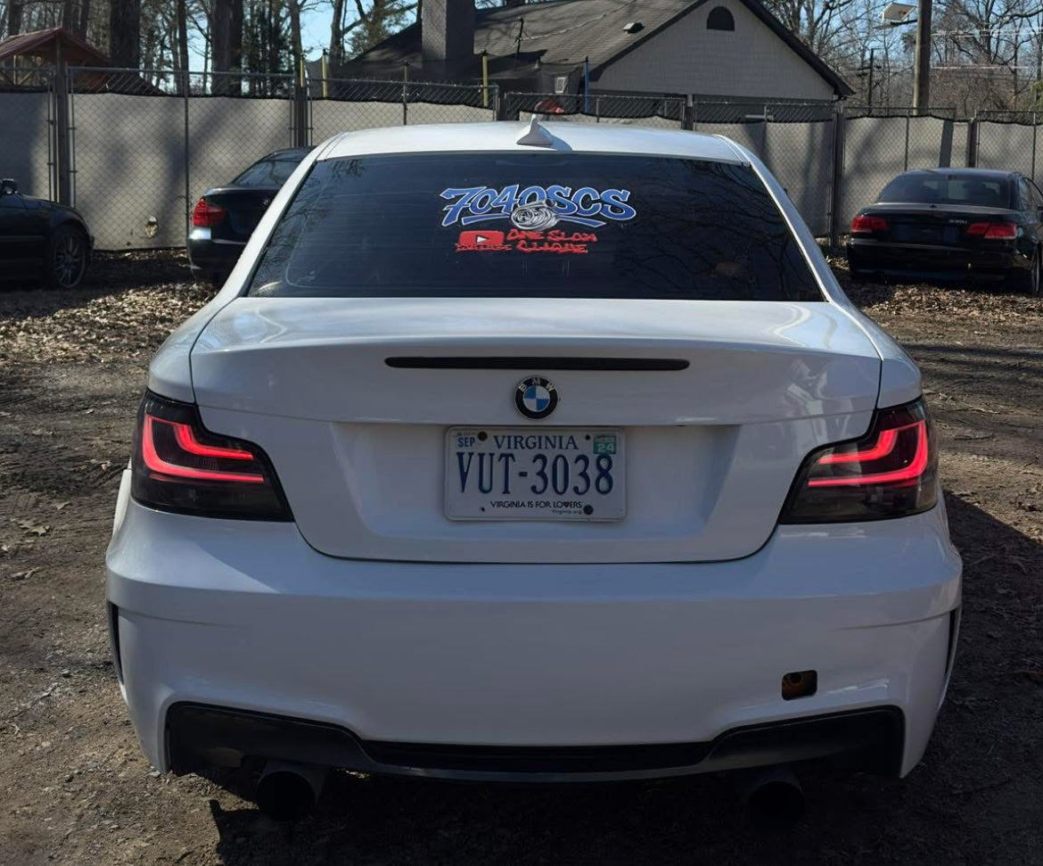 BMW E82 BLACK HOUSING CLEARTAILS